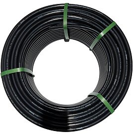 Труба из сшитого полиэтилена WAAG Black DN25 x 3,5 PN10 (бухта 50 м), PE-Xa / EVOH, черная