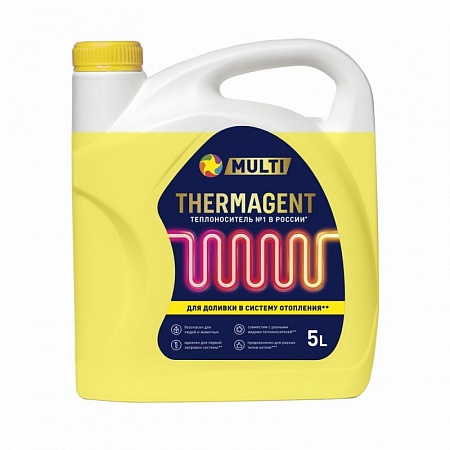 Теплоноситель THERMAGENT-40 ECO MULTI , пропиленгликоль (5 литров)